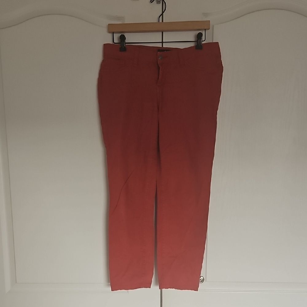 Women's Red High-Waist Pants
